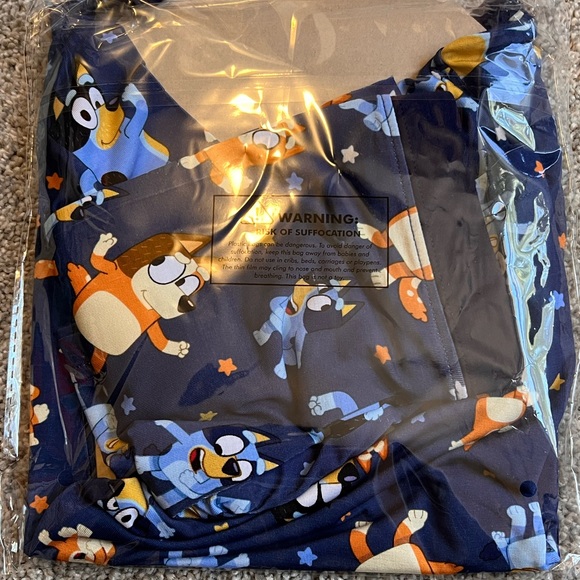 Little Sleepies Bluey Two Piece short sleeve PJs 3T - Picture 2 of 3